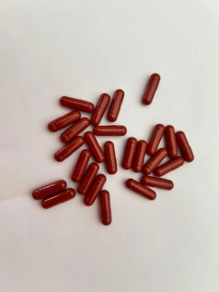 10.000 Adet 1 Numara Kırmızı Boş Kapsül