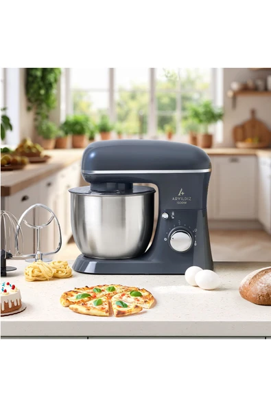 Power Chef Stand Mikser Antrasit