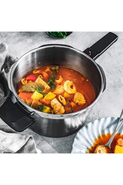 Vitaquick Glossy 6+3,5Lt Düdüklü Tencere - 4