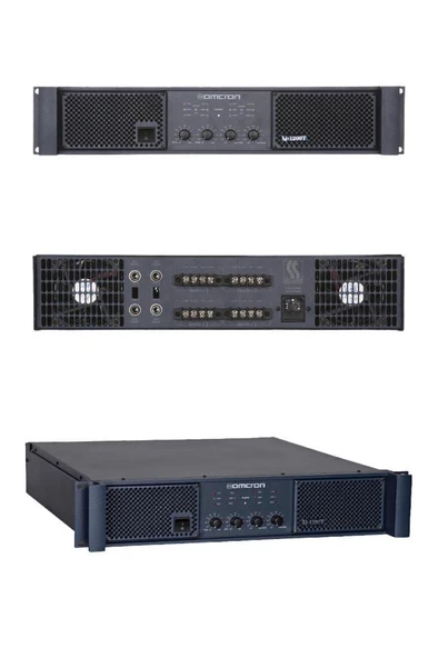 Startech Omcron Q-1200T 4x300W 4 Çıkışlı Hat Trafolu Power Anfi Güç Anfisi - 2