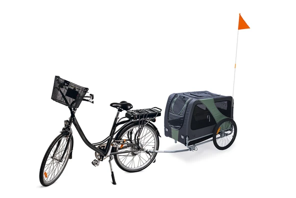 Karlıe Köpek Ve Kedi İçin Bisiklet İçin Taşıma Römorku (152x74x84) - Resim 2