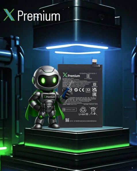 Xpremium Xiaomi Redmi Note 12 4G (BN5M) Batarya – 4900 mAh Süper Yüksek Kapasiteli Güçlendirilmiş Pil - 2