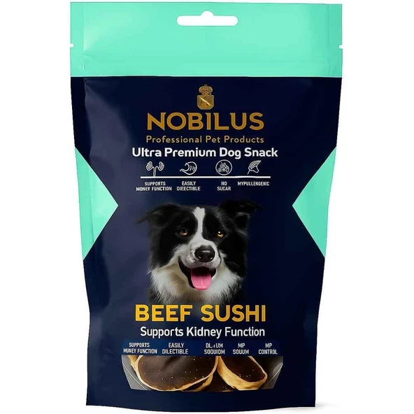 Nobilus Köpek Ödül Maması Biftekli Sushi 80 Gr ürün görseli 1