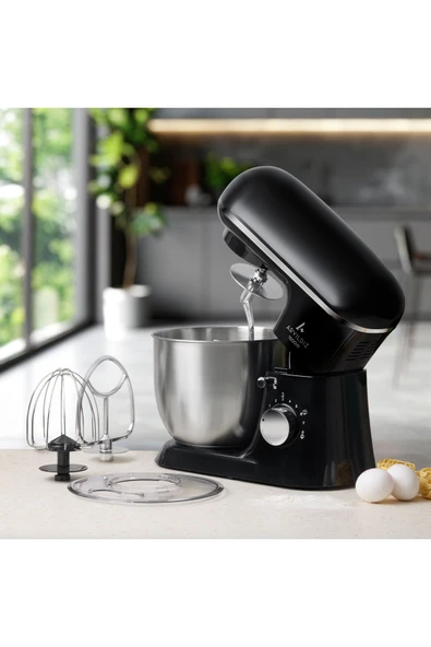 Power Chef Stand Mikser Siyah - Resim 3