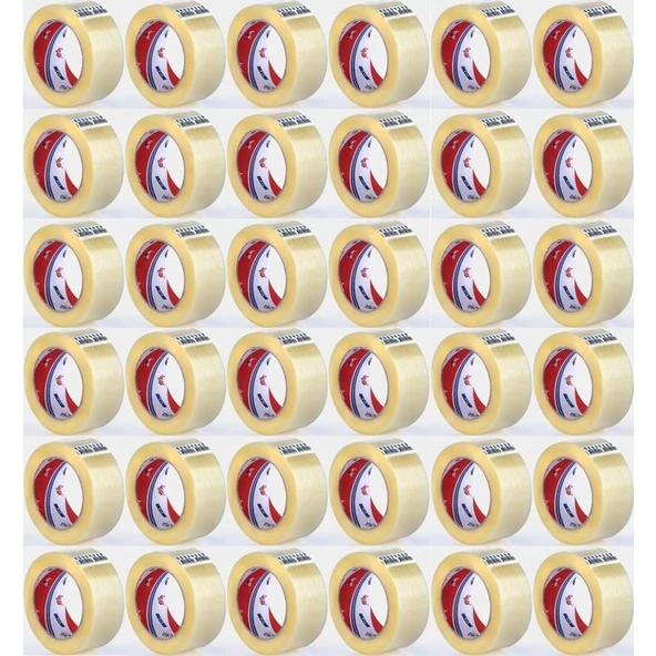 Ve-Ge Koli Bandı / Bant FİL 1 . Kalite 100 Metre (45mm*100 Metre) (36 Lı Set) - 1