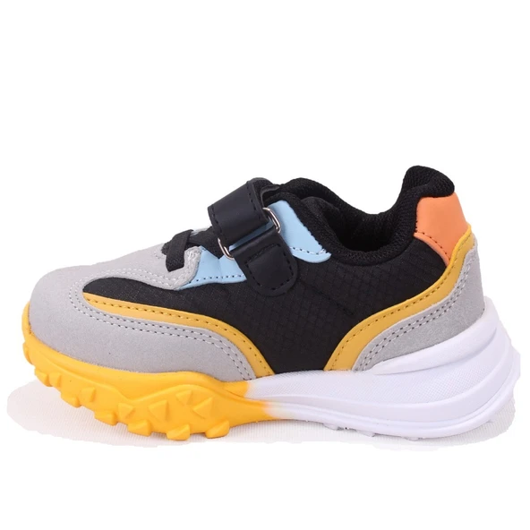 Vicco Surf 346B25K253 Siyah Ortopedik  Günlük Erkek Çocuk Spor Ayakkabı - Resim 3