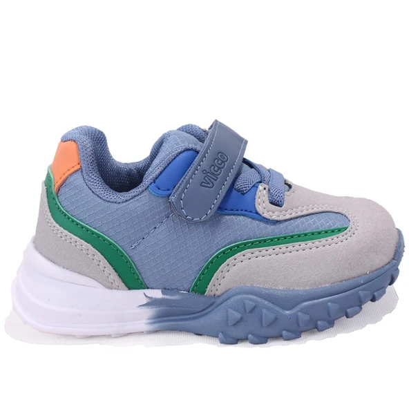 Vicco Surf 346B25K253 Mavi Ortopedik  Günlük Erkek Çocuk Spor Ayakkabı - Resim 2