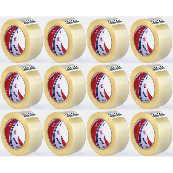 Ve-Ge Koli Bandı / Bant FİL 1 . Kalite 100 Metre (45mm*100 Metre) (12 Li Set) - 1
