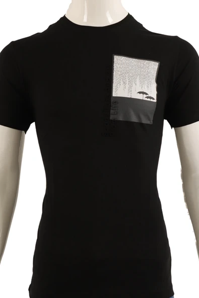 T-Shirt Slim Fit Erkek - 4