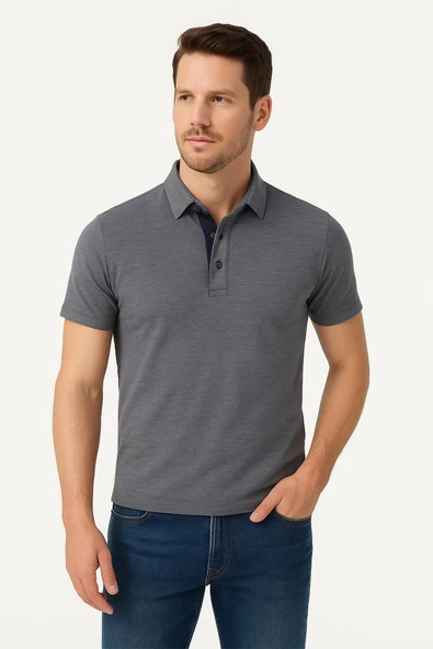 T-Shirt Slim Fit Erkek - 1