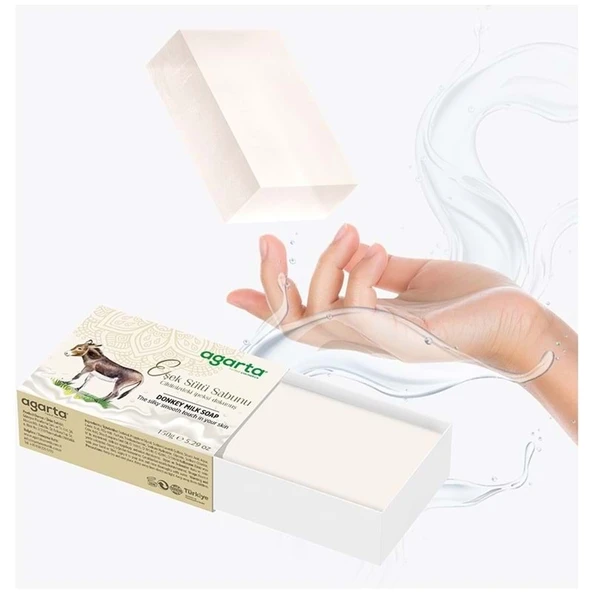 Agarta El Yapımı Doğal Sabun 150GR Eşek Sütü (5 Li Set) - 4
