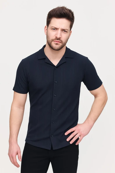 T-Shirt Slim Fit Erkek - 1