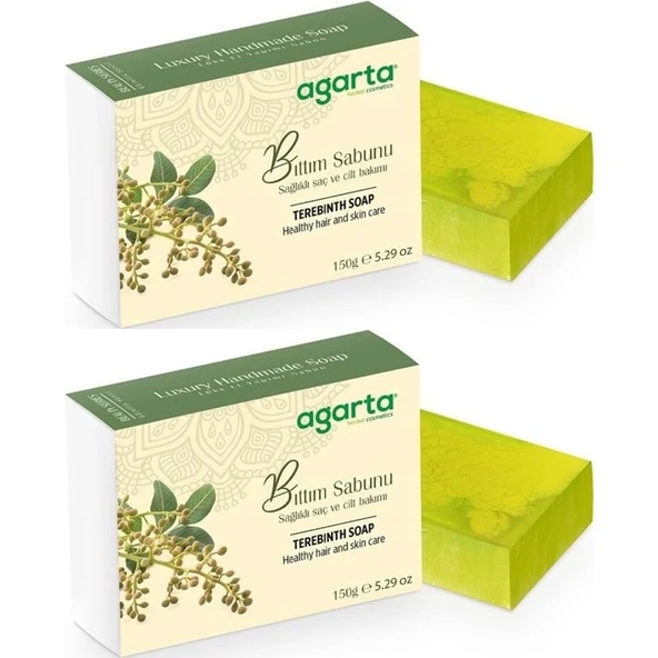 Agarta El Yapımı Doğal Sabun 150GR Bıttım (2 Li Set) - 1