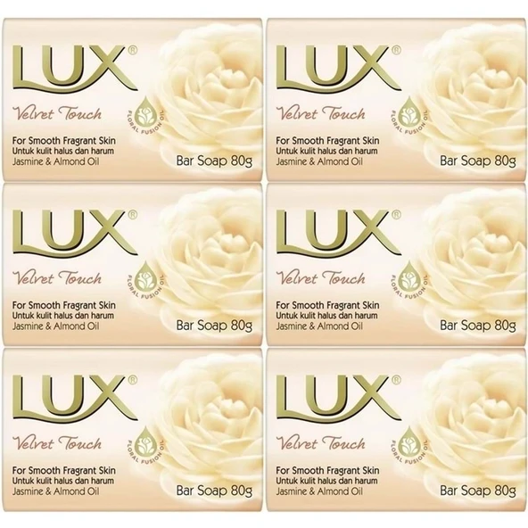 Lux Sabun 80GR Velvet Touch (Kadife Dokunuş) (6 Lı Set) ürün görseli