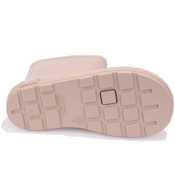 İgor W10306 Yogi Borreguito Bej Ortopedik Erkek Çocuk Yağmur Çizme - Resim 4
