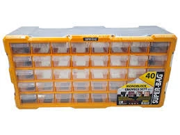 Süper Bag ASR-6003 40'lı Büyük Monoblok Yatay Çekmece Seti Prof Bag ürün görseli