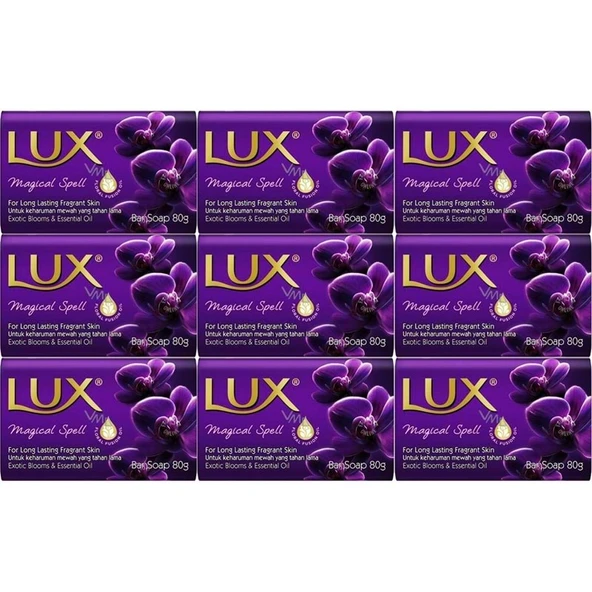 Lux Sabun 80GR Magicial Spell (Sihirli Tılsım) (9 Lu Set) ürün görseli
