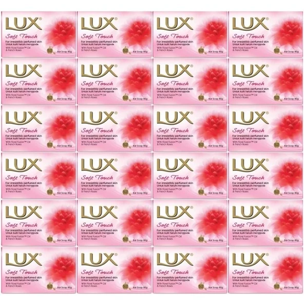 Lux Sabun 80GR Soft Touch (Yumuşak Dokunuş) (24 Lü Set) ürün görseli
