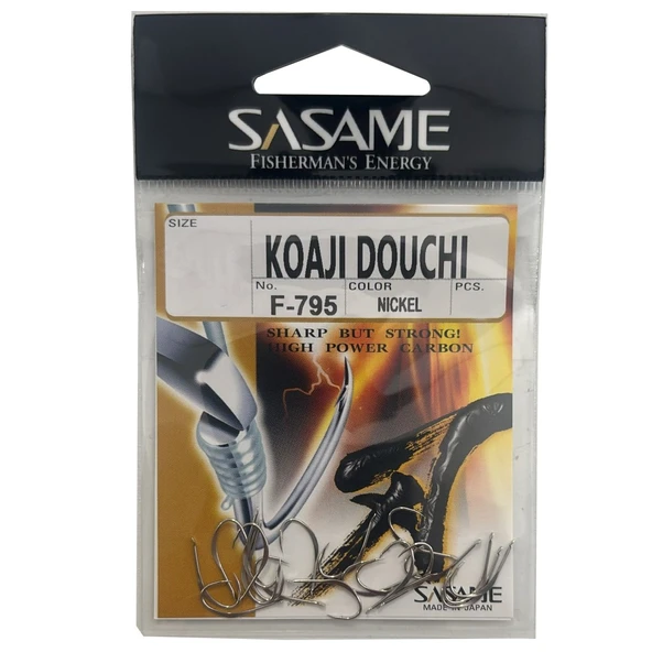 Sasame Koaji Douchi Nickel F-795 Serisi Olta İğnesi  8 no 20 Adet ürün görseli 1