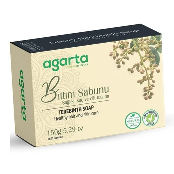 Agarta El Yapımı Doğal Sabun 150GR Bıttım - Resim 3