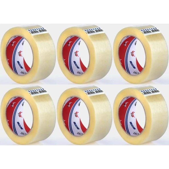 Ve-Ge Koli Bandı / Bant FİL 1 . Kalite 100 Metre (45mm*100 Metre) (6 Lı Set) - 1