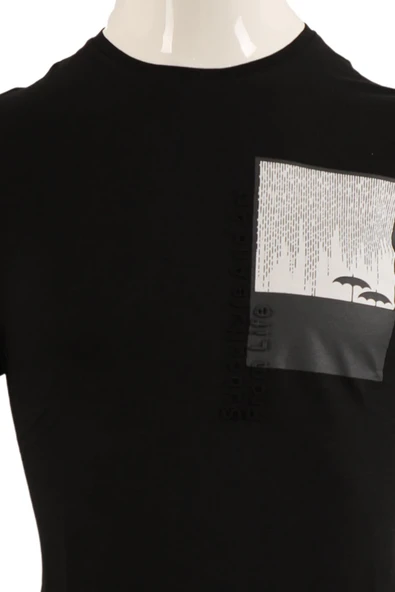 T-Shirt Slim Fit Erkek - 5