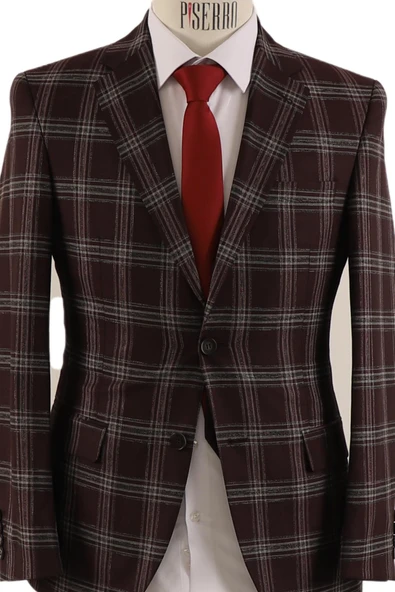 Yelekli Takım Elbise Slim Fit - Resim 5