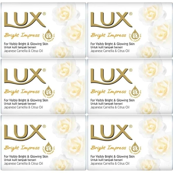 Lux Sabun 80GR Bright Impress (Etkileyici Parlaklık) (6 Lı Set) - 1
