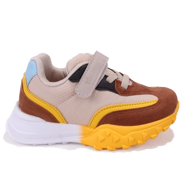 Vicco Surf 346B25K253 Bej Ortopedik  Günlük Erkek Çocuk Spor Ayakkabı - Resim 2