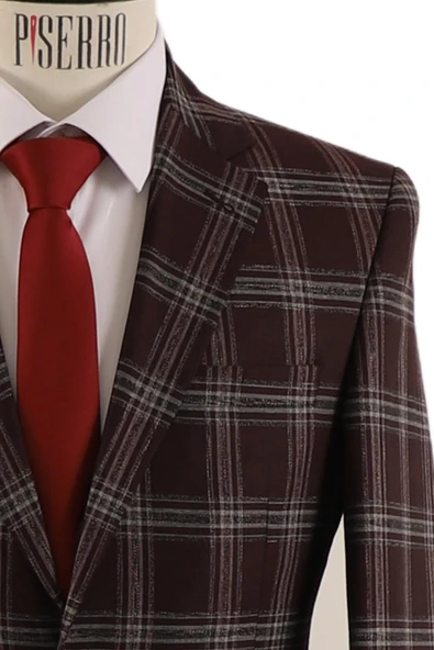 Yelekli Takım Elbise Slim Fit - Resim 7