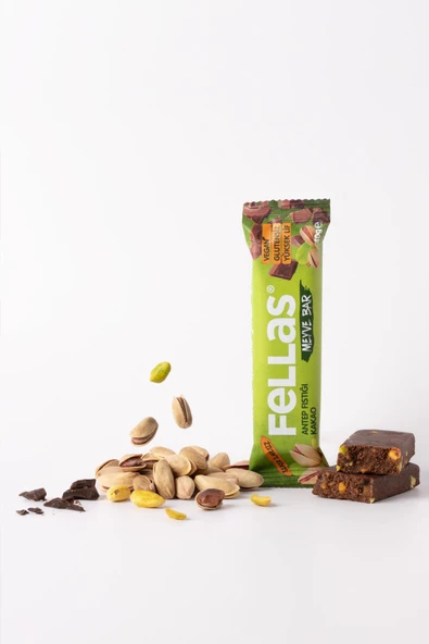 Meyve Bar - Antep Fıstıklı ve Kakaolu 40g x 12 Adet - Resim 2