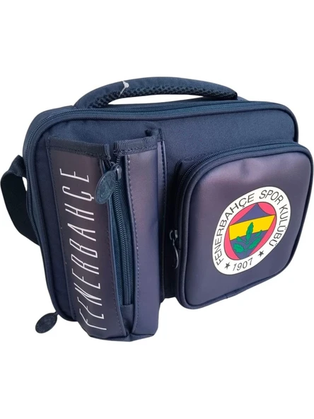Lisanslı Orjinal Fenerbahçe Logo Desenli Spor Okul Beslenme Çantası (25762) - 2