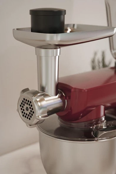 Sinbo SMX-2775 Çok Amaçlı 3ın1 Mutfak Şefi Hamur Yoğurma Kıyma Makinesi Sürahi Blender 1500w Kırmızı - 10