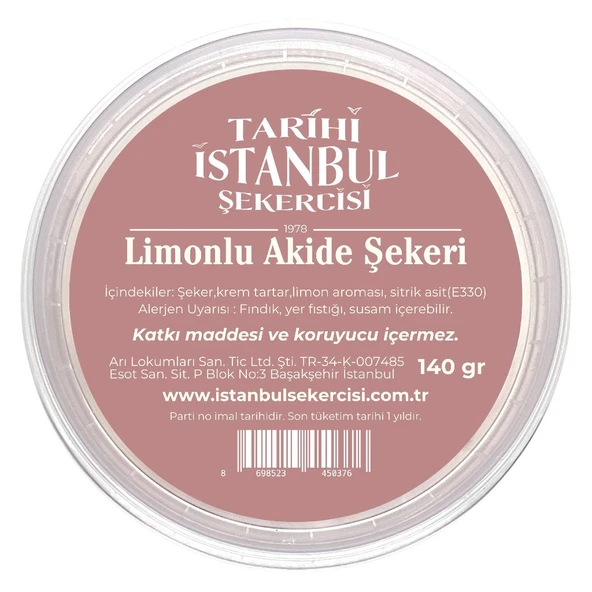Limonlu Akide Şekeri 140 Gr - Resim 2