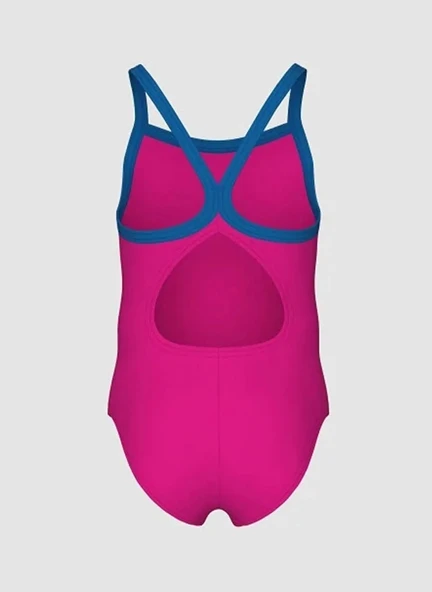 Arena Pembe Kız Çocuk Yüzücü Mayosu ARENA LOGO KIDS GIRL 9 - 2