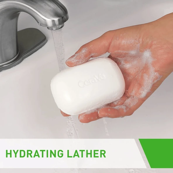 CeraVe Normal ve Kuru Ciltler için Nemlendiricili Kalıp Sabun 128 GR - Resim 2