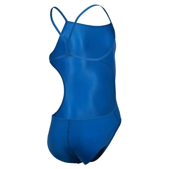 Arena Team Swimsuit Challenge Solid Çocuk Mavi Yüzücü Mayosu - 2