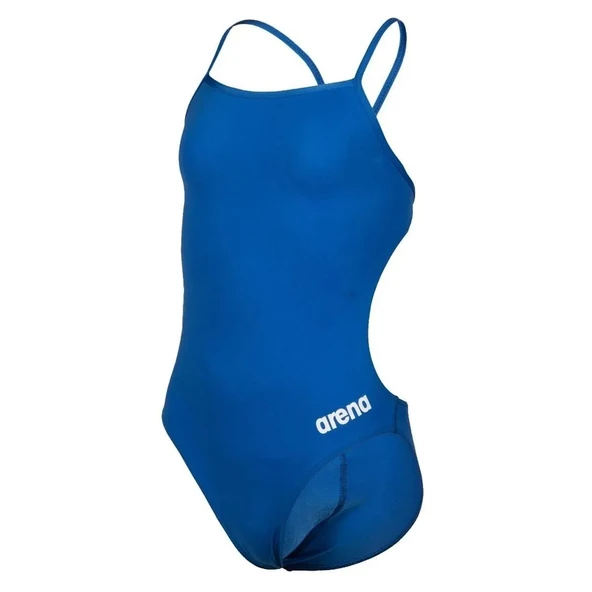 Arena Team Swimsuit Challenge Solid Çocuk Mavi Yüzücü Mayosu