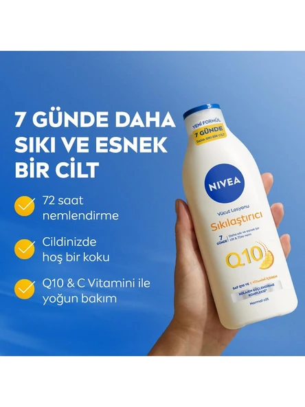 Nivea Vücut Losyonu Q10 Sıkılaştırıcı C Vitamini İçerikli 250 ml - Resim 4