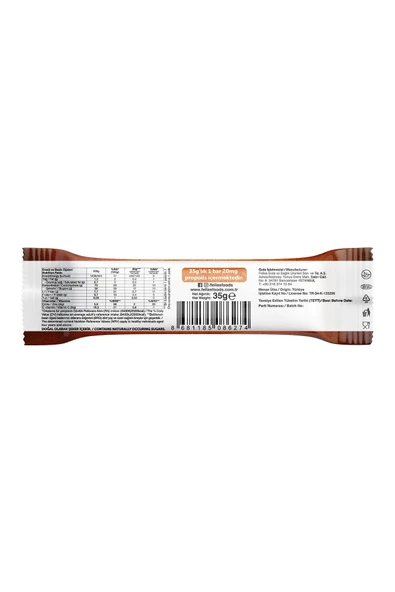 Vitamin & Meyve Bar - Portakallı ve Zencefilli 35g x 12 Adet - 3