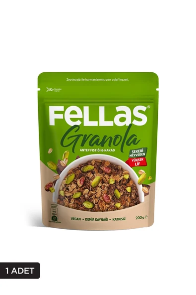 Fellas Granola - Antep Fıstığı & Kakao 200g - 1