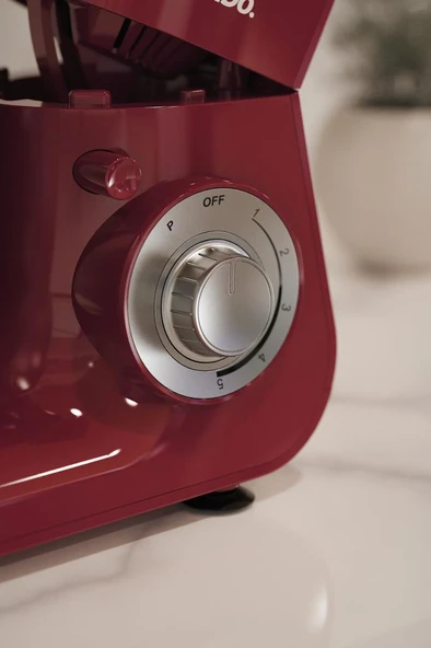 Sinbo SMX-2775 Çok Amaçlı 3ın1 Mutfak Şefi Hamur Yoğurma Kıyma Makinesi Sürahi Blender 1500w Kırmızı - 9