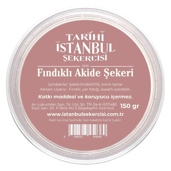 Fındıklı Akide Şekeri 150 Gr - Resim 2