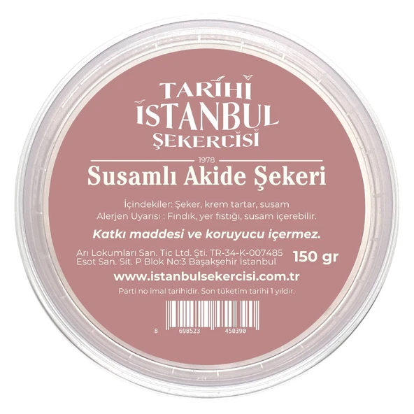 Susamlı Akide Şekeri 150 Gr - 2