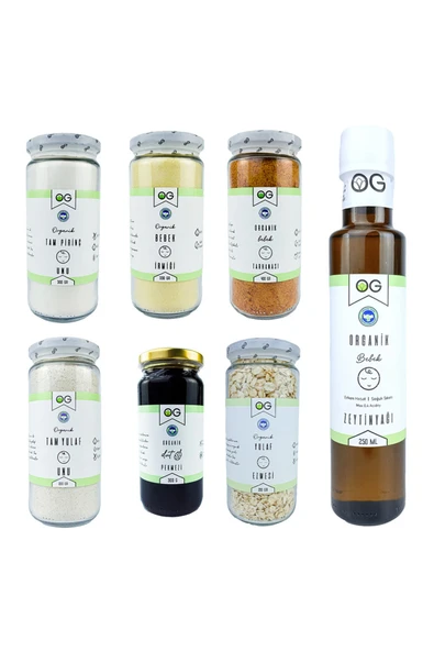 Organik Sertifikalı Bebek Ek Gıda Seti Ultra 6 Ay