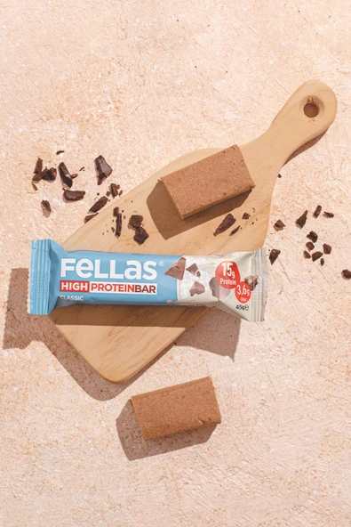 Yüksek Protein Bar - Klasik Sade 45g x 12 Adet - 2