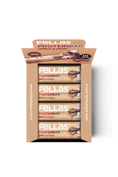 Protein Bar - Vanilyalı ve Kakaolu 32g x 12 Adet - Resim 4