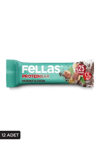 Protein Bar - Fındıklı ve Kakaolu 32g x 12 Adet ürün görseli