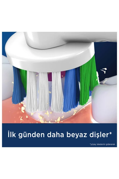 Oral-B Şarjlı Yedek Başlık 3D White Luxe Diş Fırçası 2'li - Resim 7