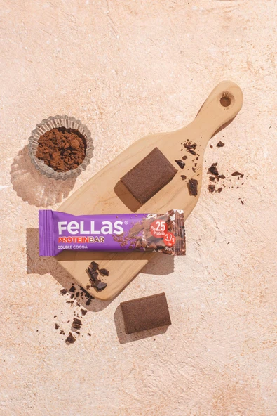 Fellas Protein Bar - Duble Kakaolu 32g x 12 Adet - 2